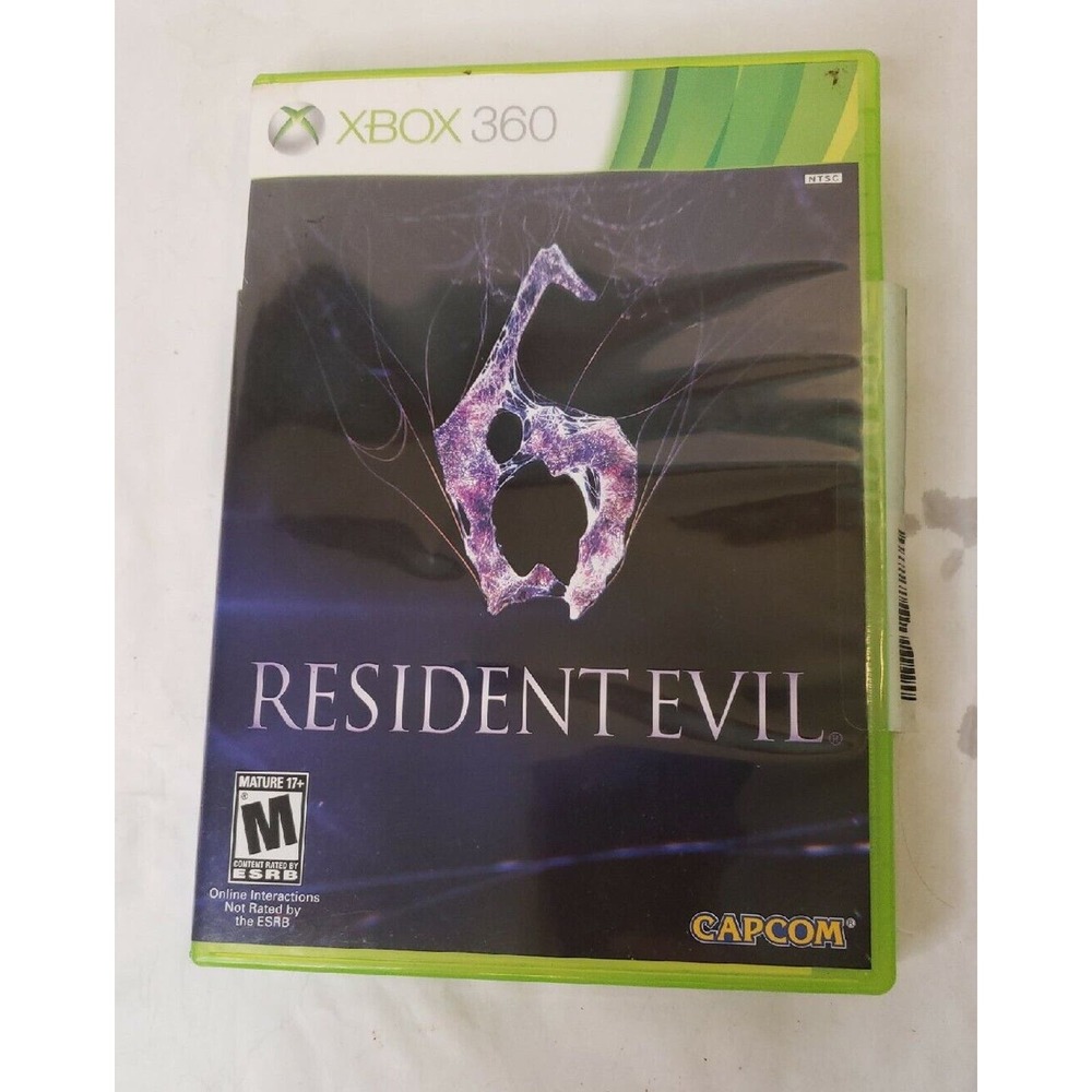 Resident Evil 6 Xbox 360 Video Game 2012 2 Discs No Manual